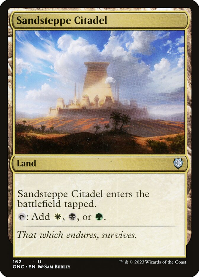 Sandsteppe Citadel front