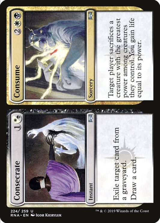 Consecrate // Consume back