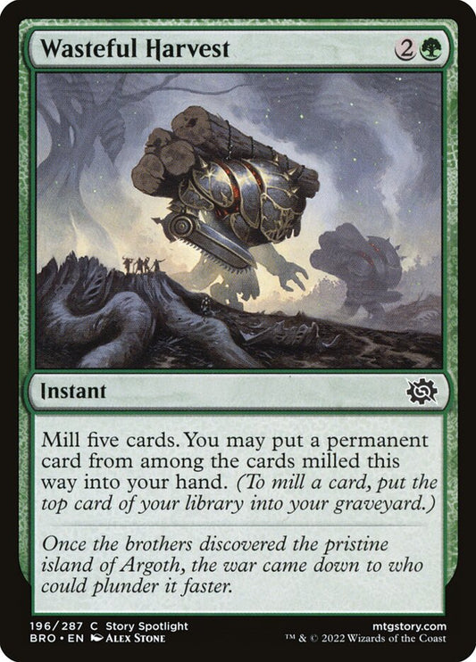 Wasteful Harvest front