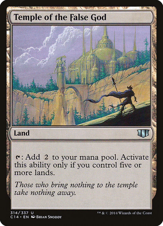 Temple of the False God front