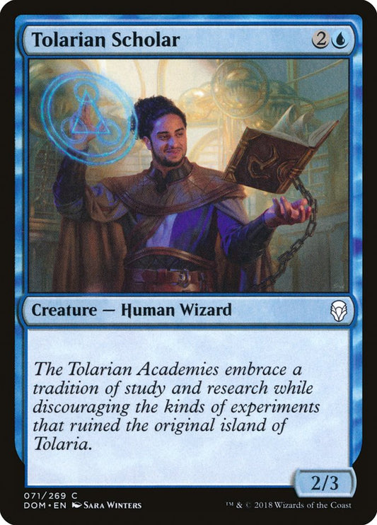 Tolarian Scholar front