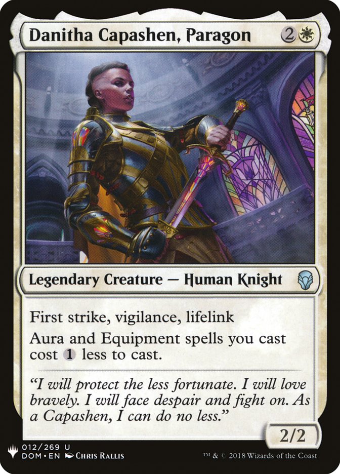 Danitha Capashen, Paragon front