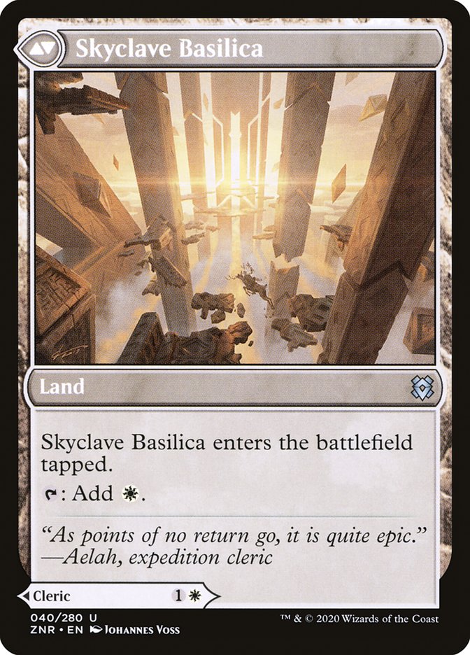 Skyclave Cleric // Skyclave Basilica back