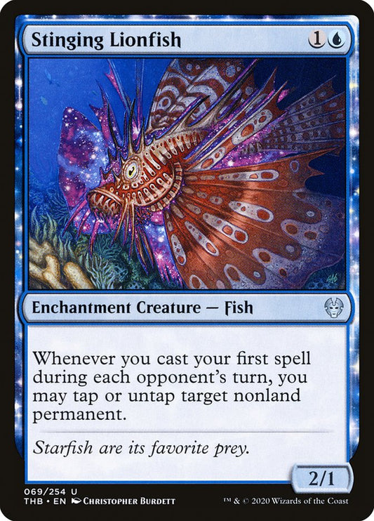 Stinging Lionfish front