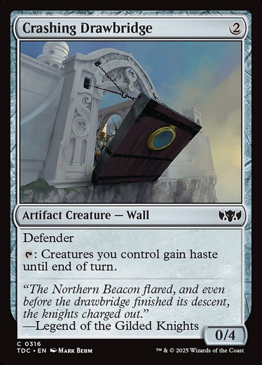 Crashing Drawbridge front