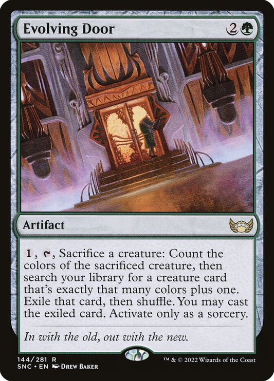 Evolving Door front