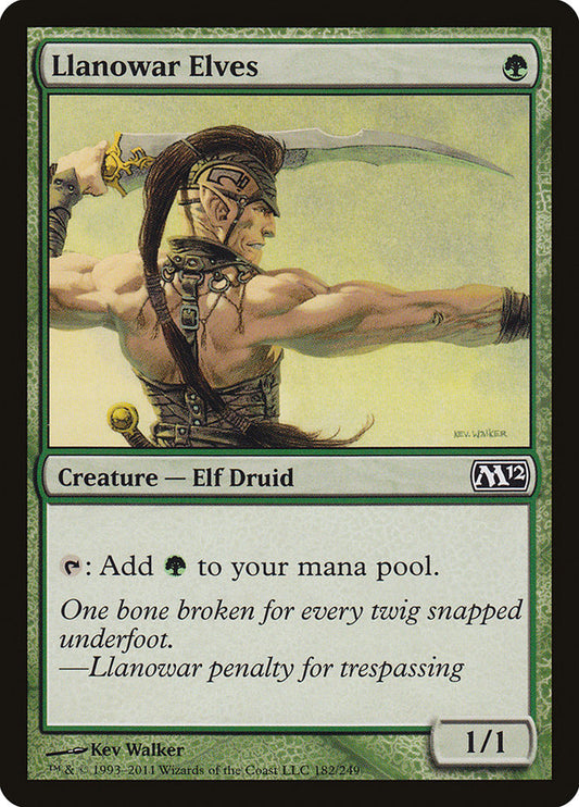 Llanowar Elves front