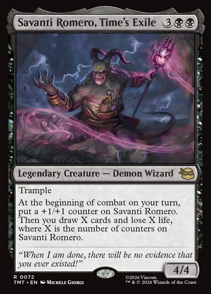 Savanti Romero, Time's Exile front