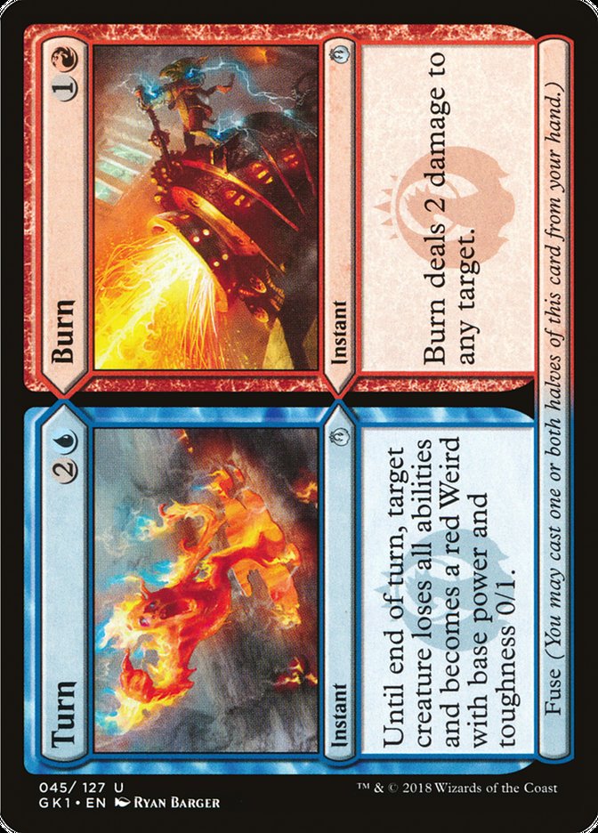 Turn // Burn front