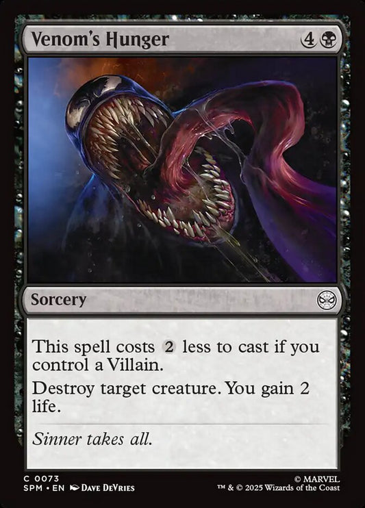 Venom's Hunger front
