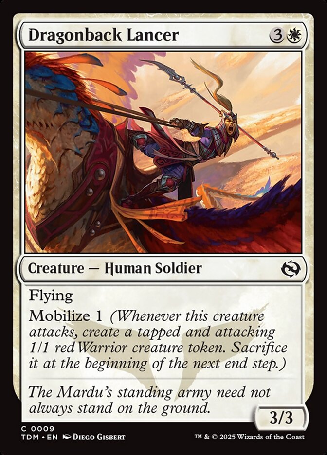 Dragonback Lancer front