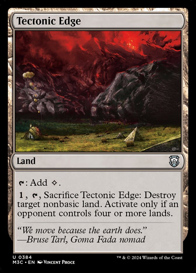 Tectonic Edge front