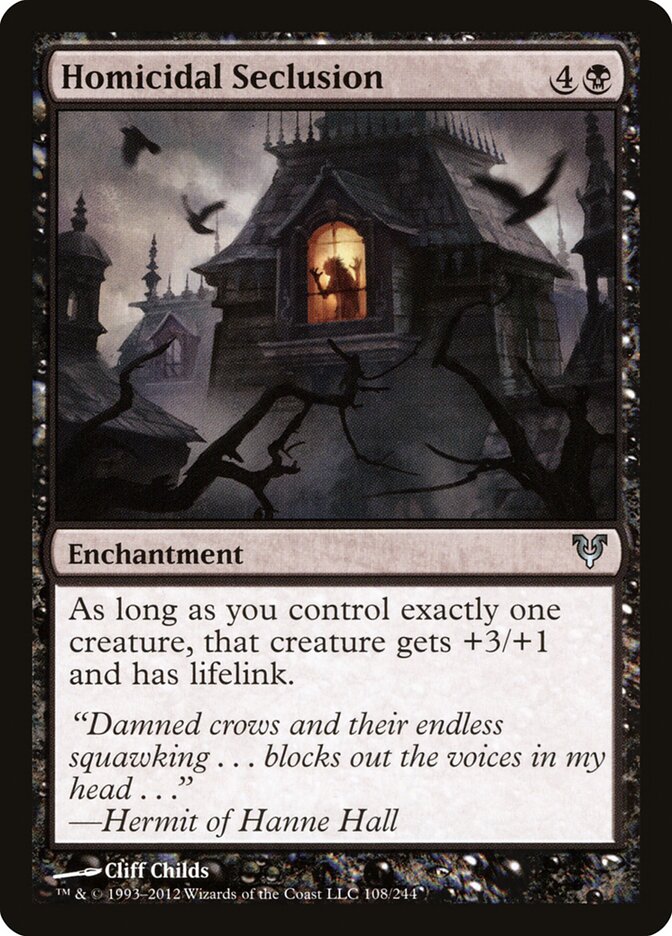 Homicidal Seclusion front