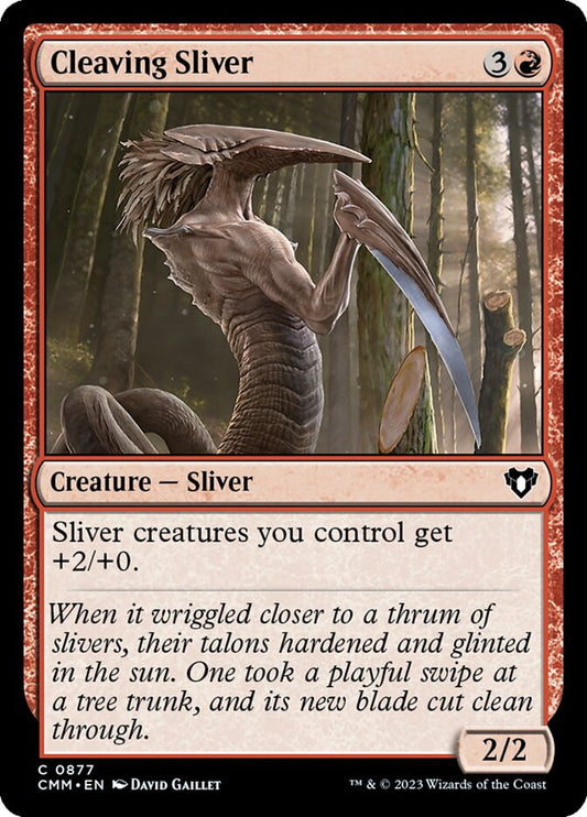 Cleaving Sliver front