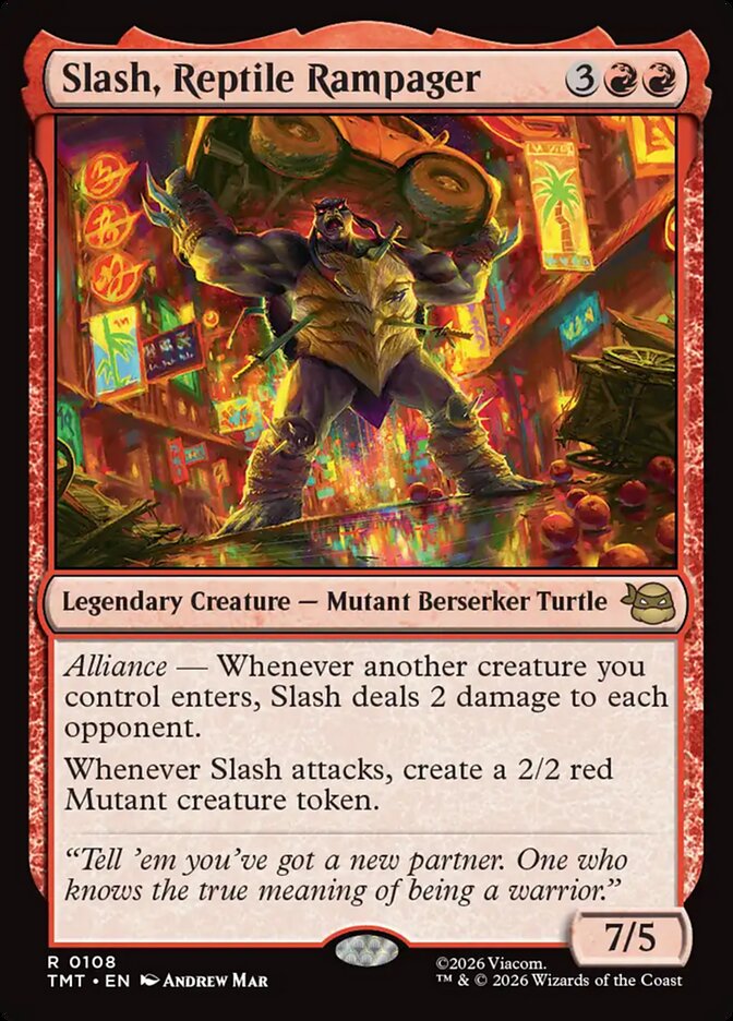 Slash, Reptile Rampager front