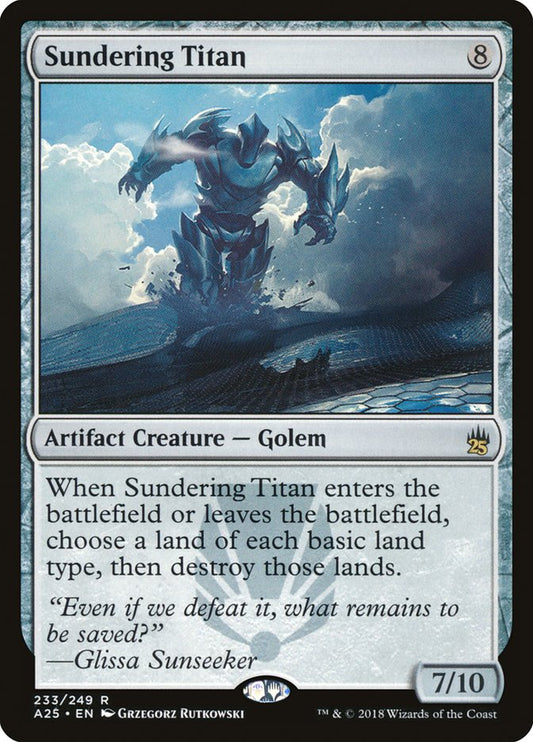Sundering Titan front