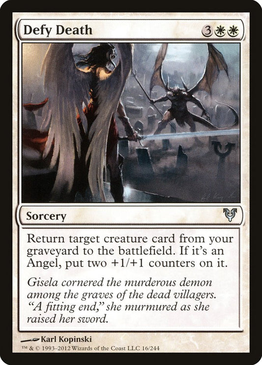Defy Death front