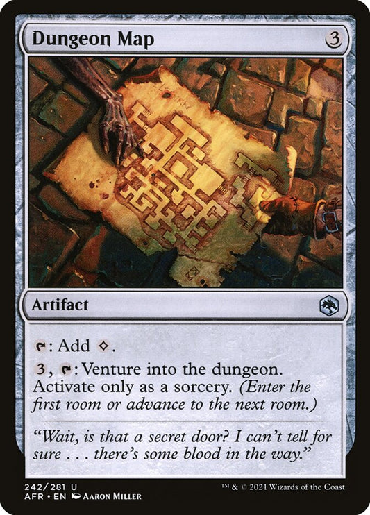 Dungeon Map front