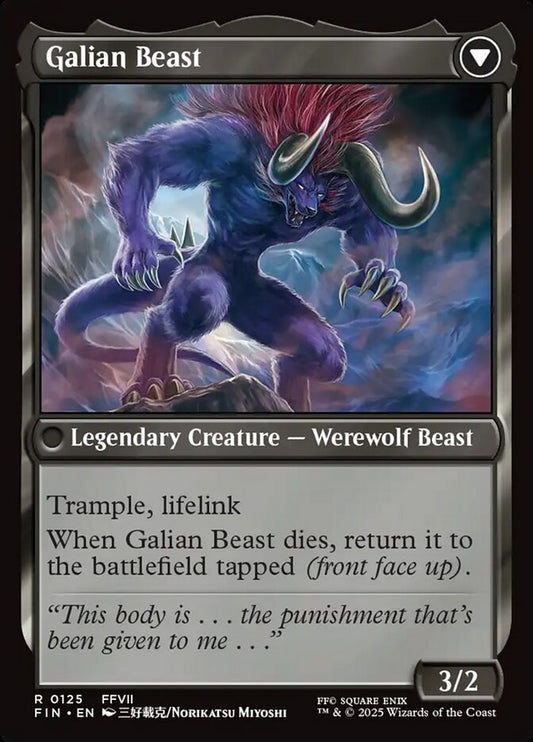 Vincent Valentine // Galian Beast back