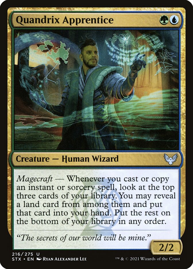 Quandrix Apprentice front