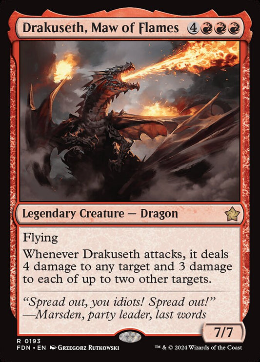 Drakuseth, Maw of Flames front