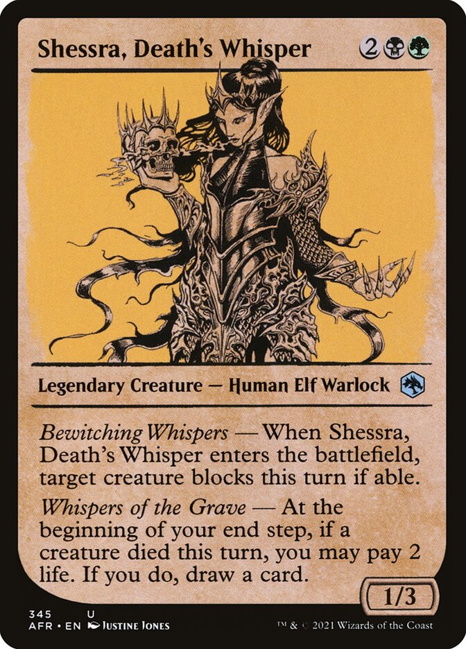 Shessra, Death's Whisper front