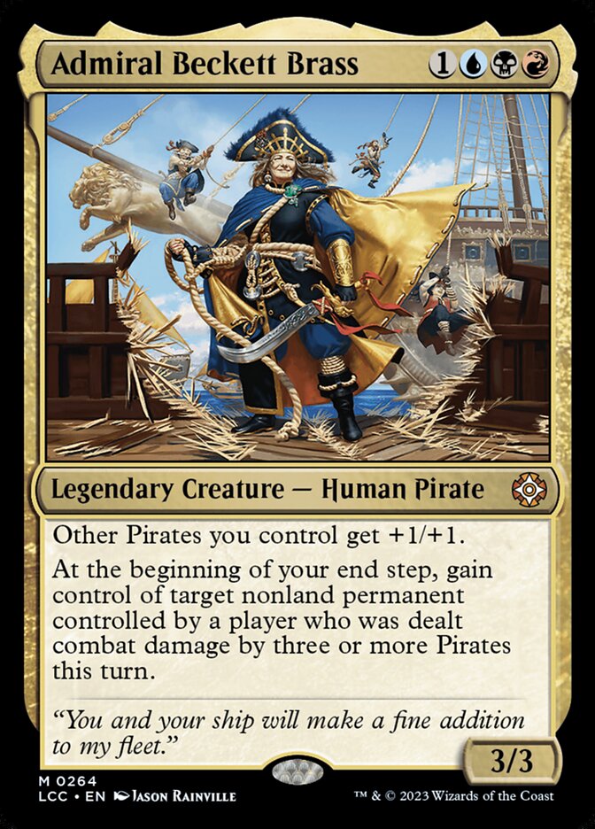 Admiral Beckett Brass front