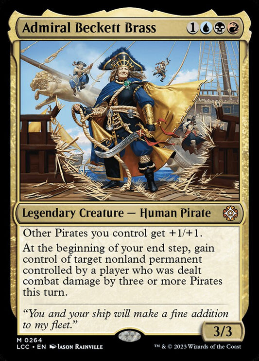 Admiral Beckett Brass front