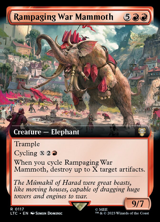 Rampaging War Mammoth front
