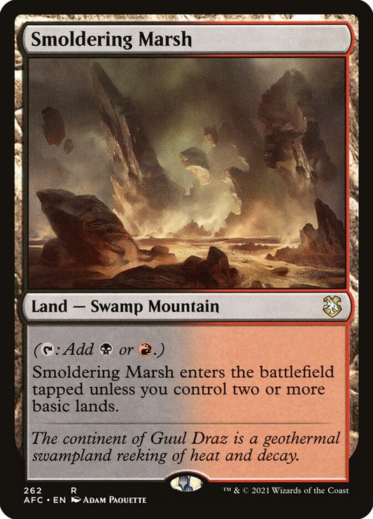 Smoldering Marsh front