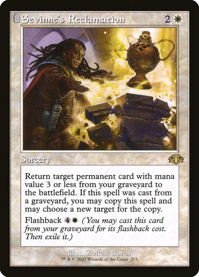 Sevinne's Reclamation front