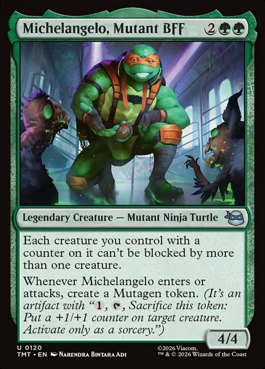 Michelangelo, Mutant BFF front