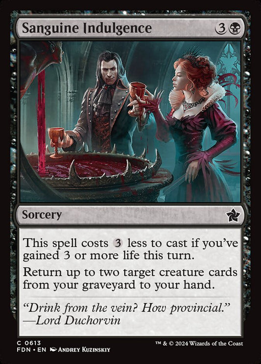Sanguine Indulgence front