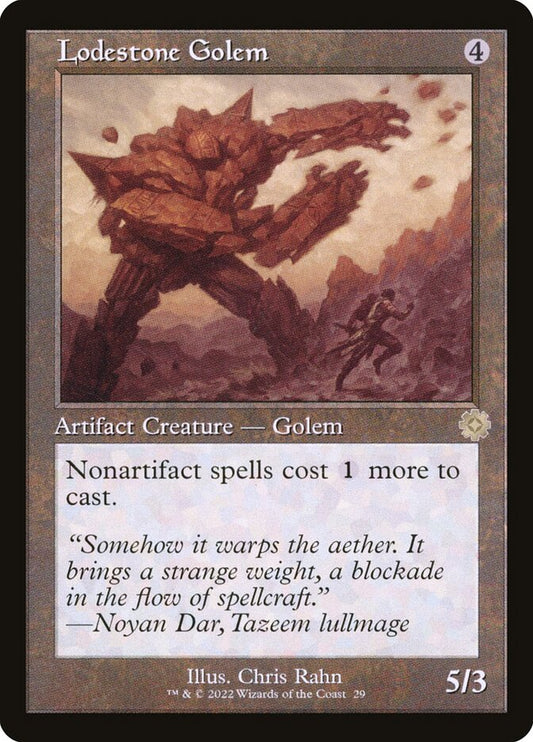 Lodestone Golem front