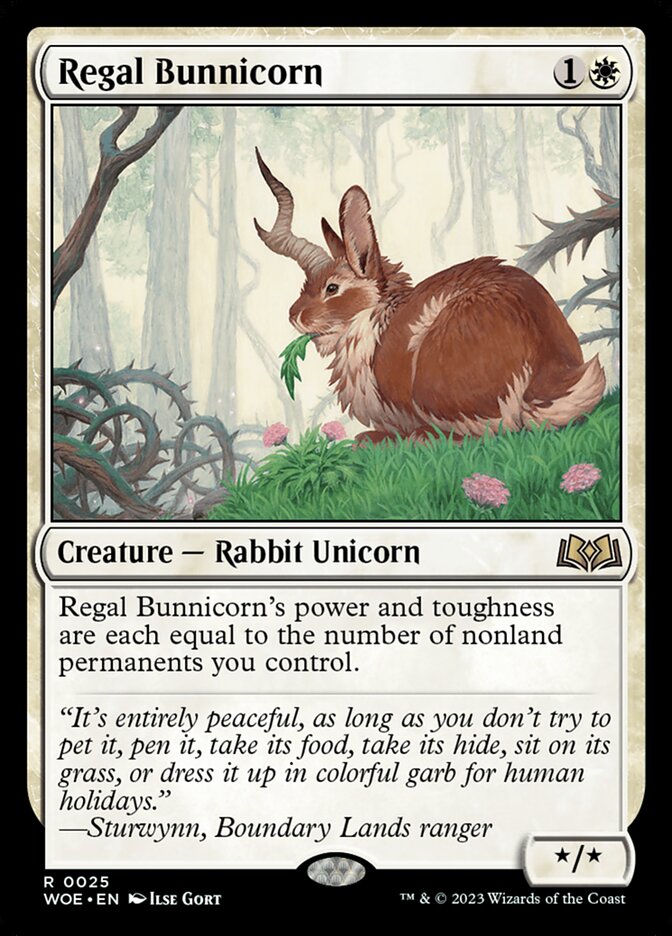Regal Bunnicorn front