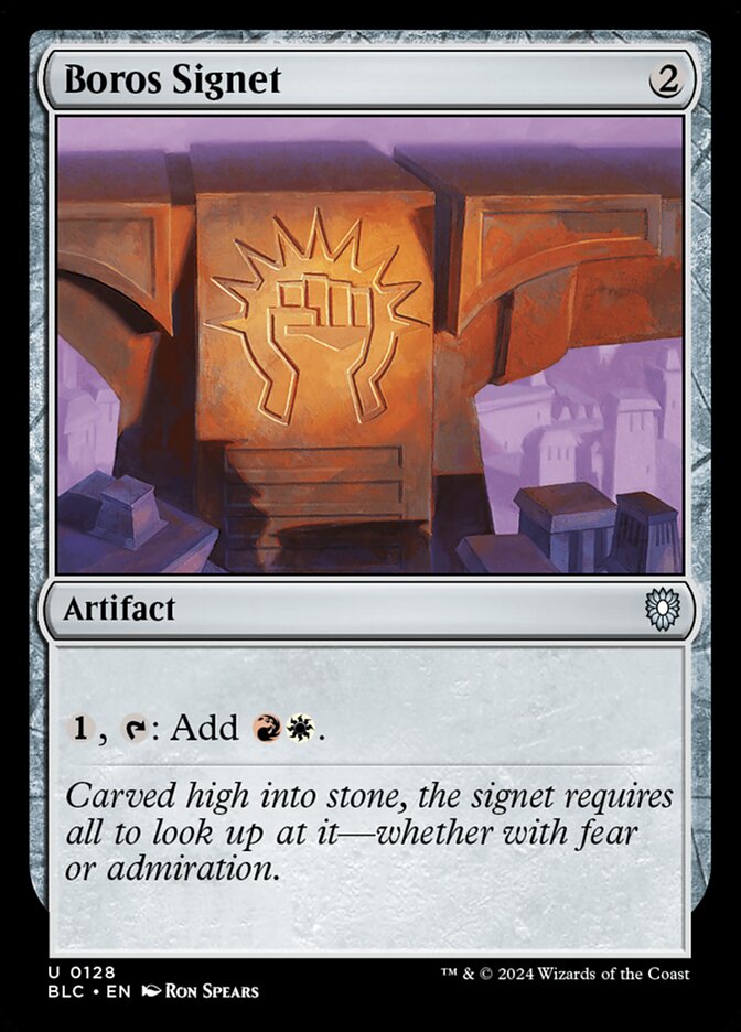 Boros Signet front