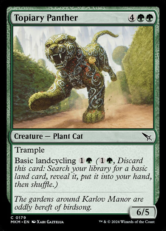 Topiary Panther front