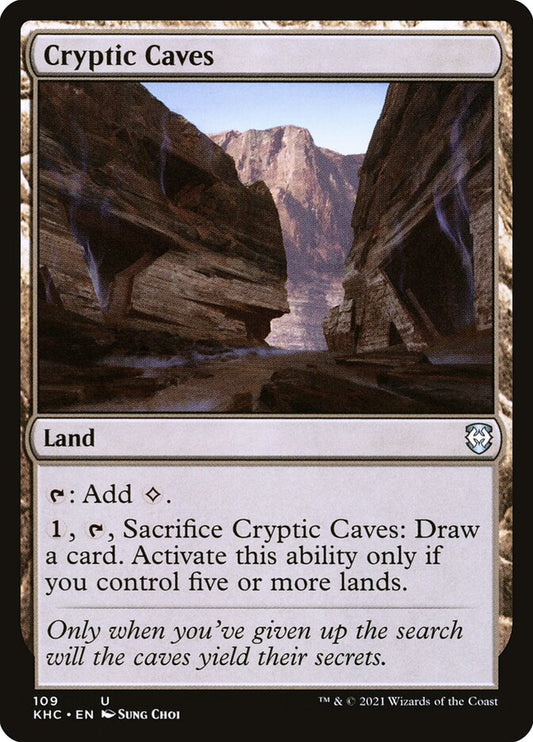 Cryptic Caves front