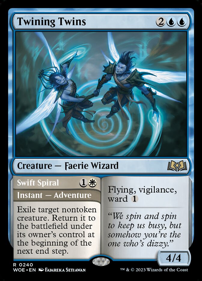 Twining Twins // Swift Spiral back