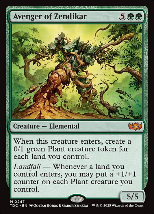 Avenger of Zendikar front