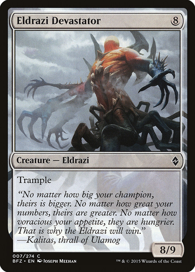 Eldrazi Devastator front
