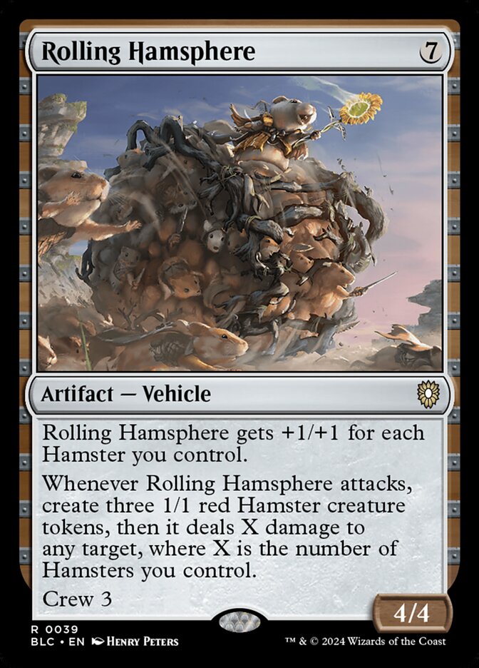 Rolling Hamsphere front