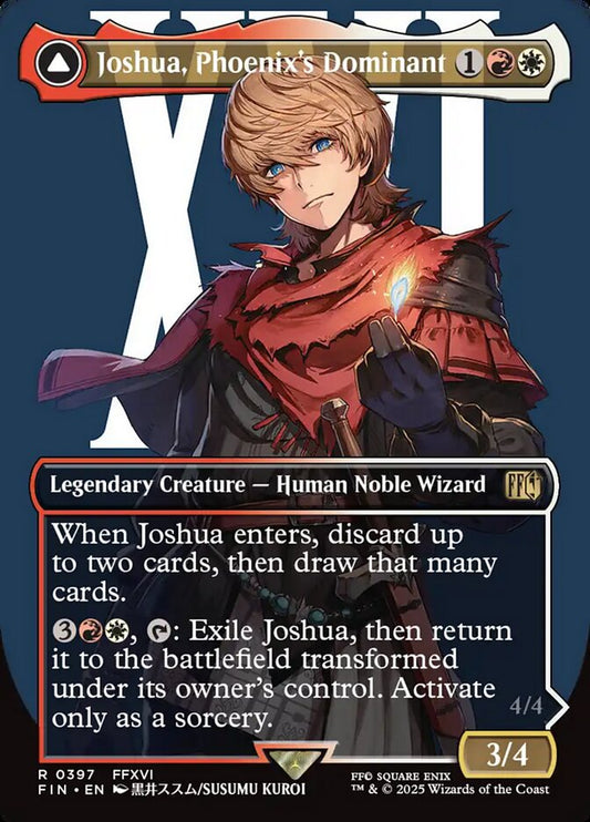 Joshua, Phoenix's Dominant // Phoenix, Warden of Fire front