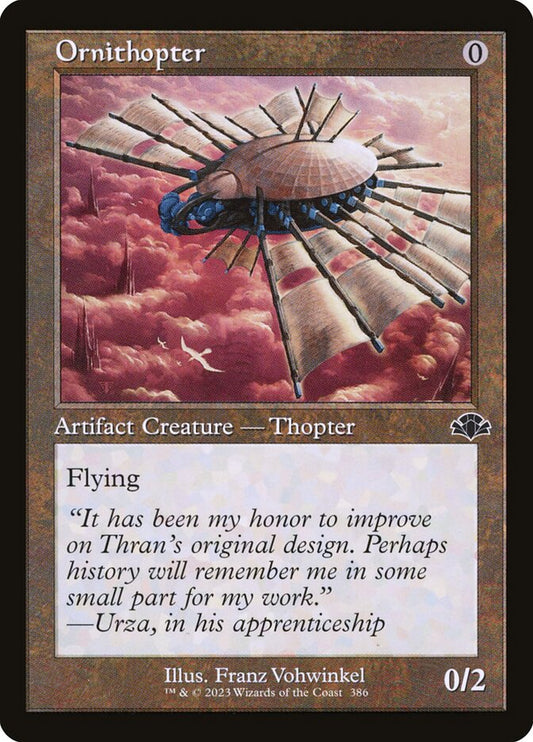 Ornithopter front