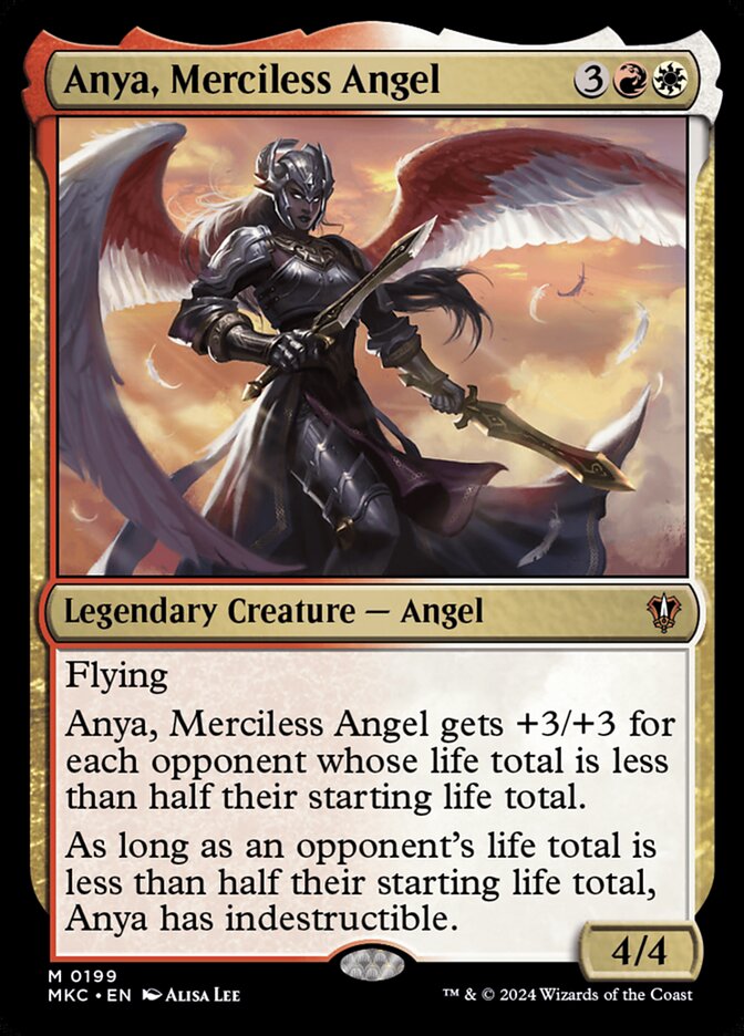 Anya, Merciless Angel front