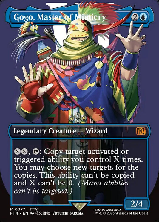 Gogo, Master of Mimicry front