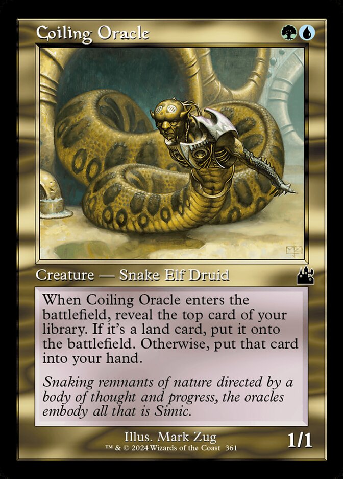Coiling Oracle front