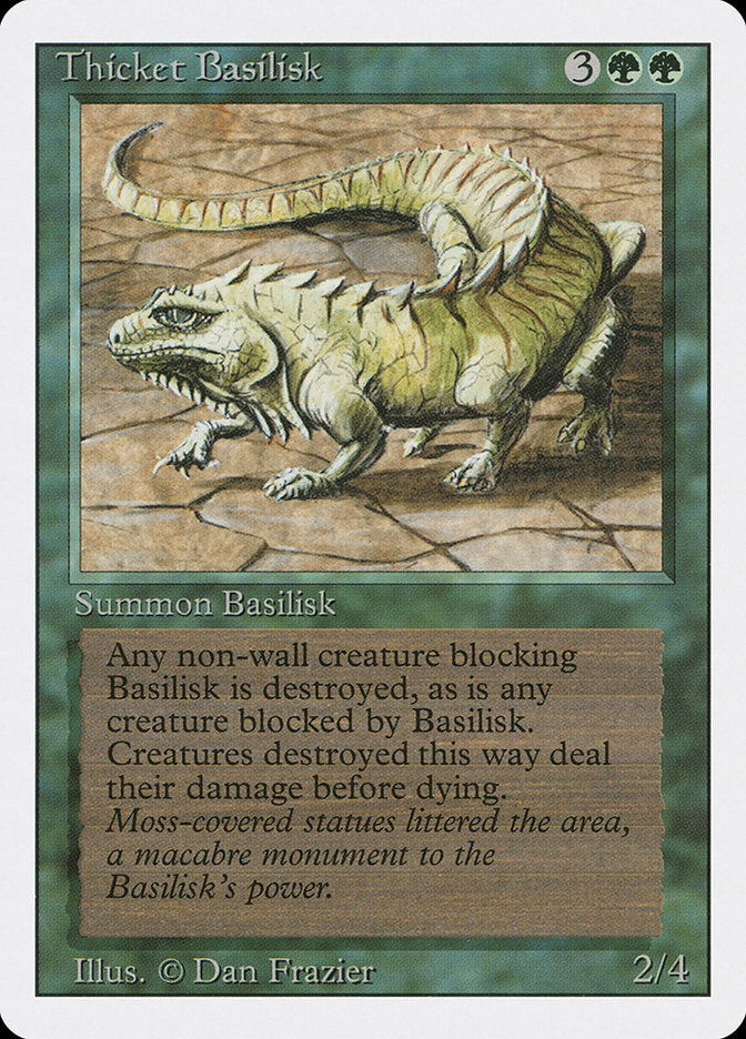 Thicket Basilisk front