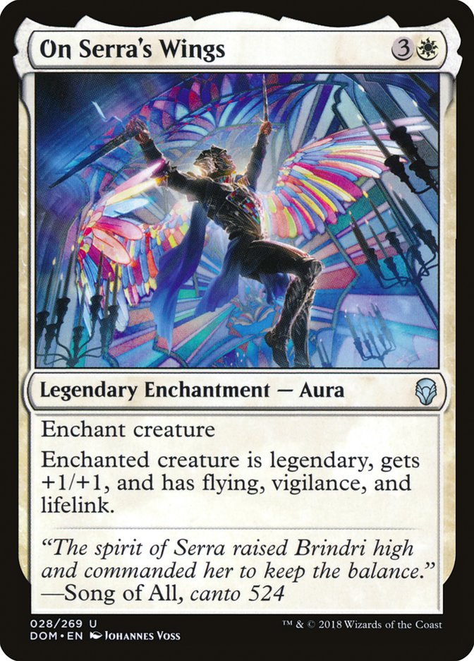 On Serra's Wings front