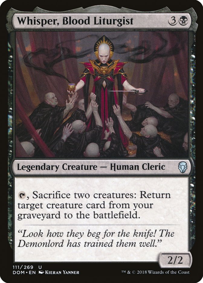 Whisper, Blood Liturgist front